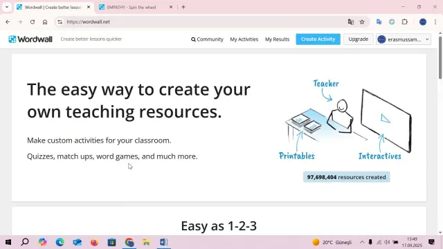 Wordwall Empathy Game — video lesson