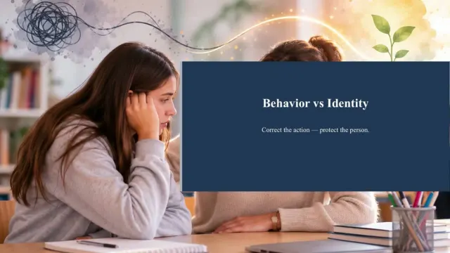 Behavior vs Identity — video lesson
